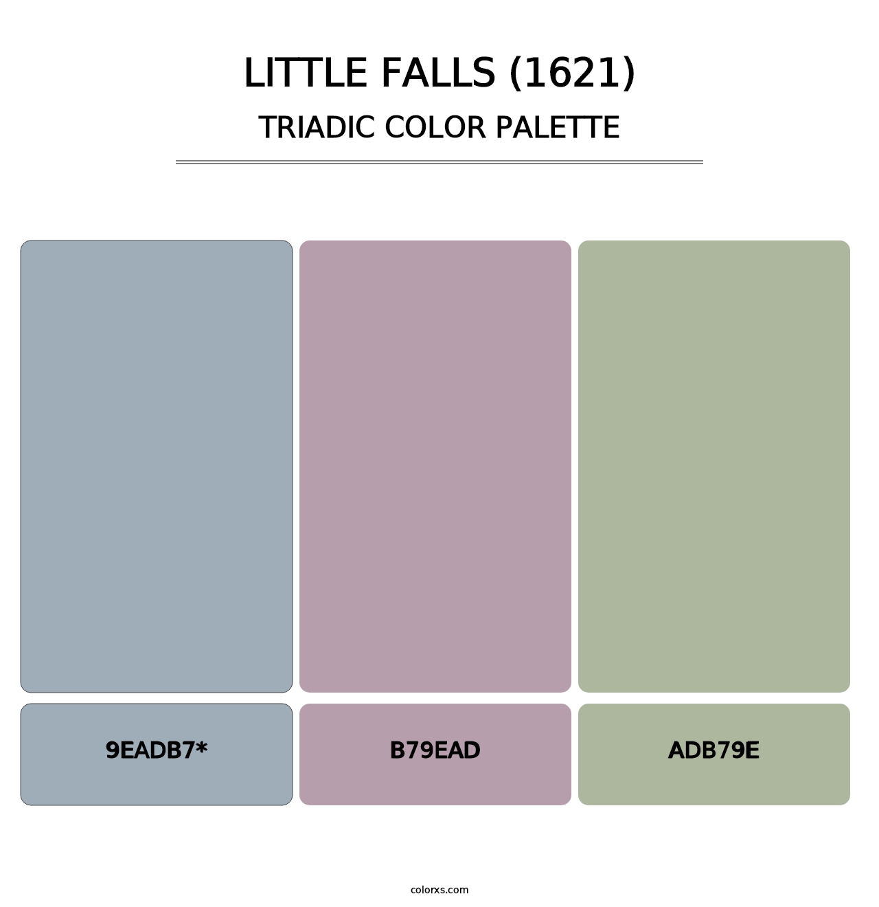 Little Falls (1621) - Triadic Color Palette