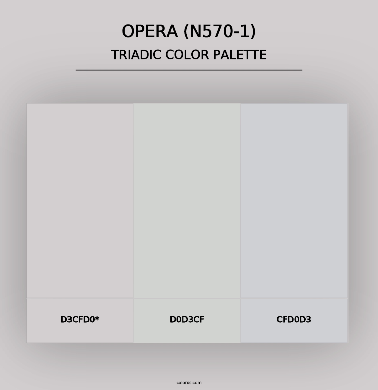 Opera (N570-1) - Triadic Color Palette