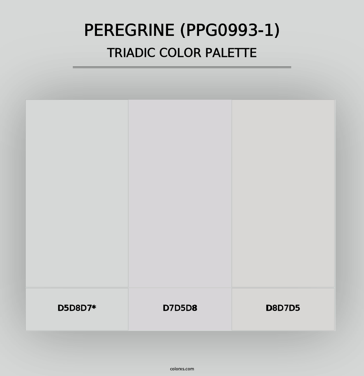 Peregrine (PPG0993-1) - Triadic Color Palette