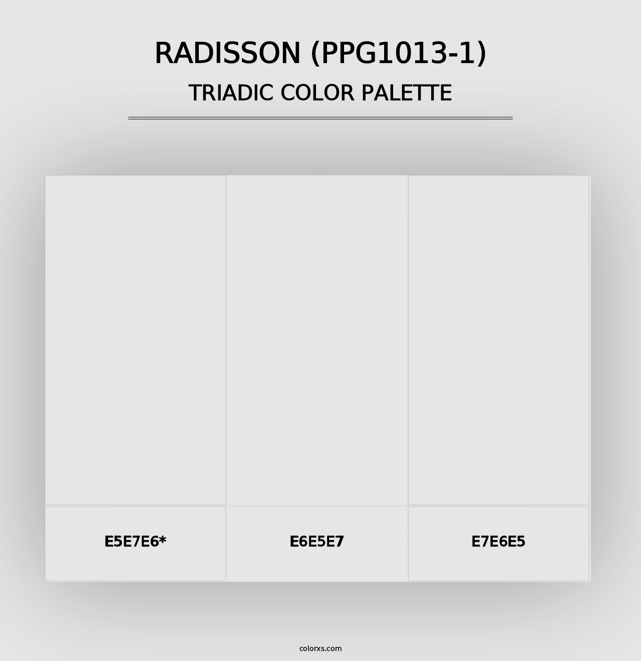 Radisson (PPG1013-1) - Triadic Color Palette