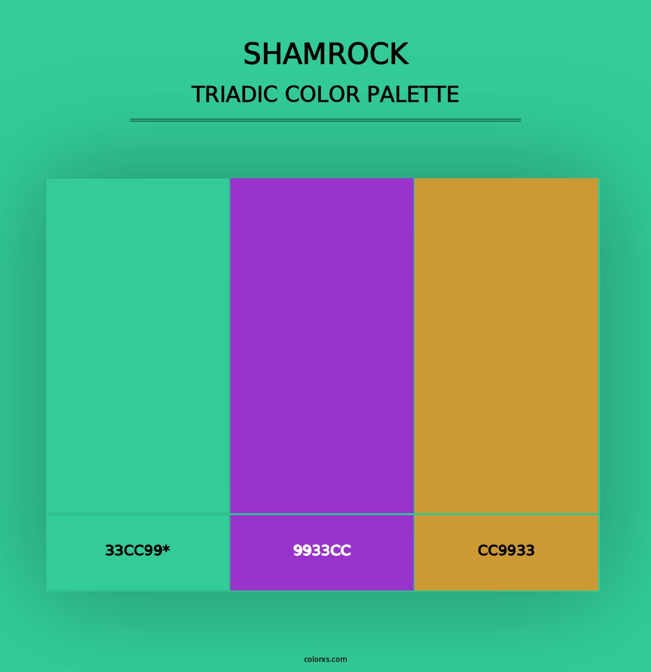 Shamrock - Triadic Color Palette