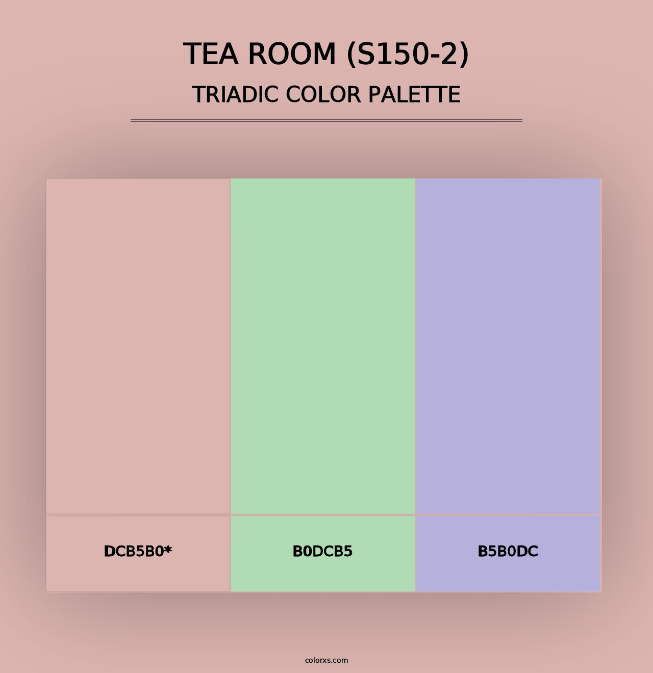 Tea Room (S150-2) - Triadic Color Palette