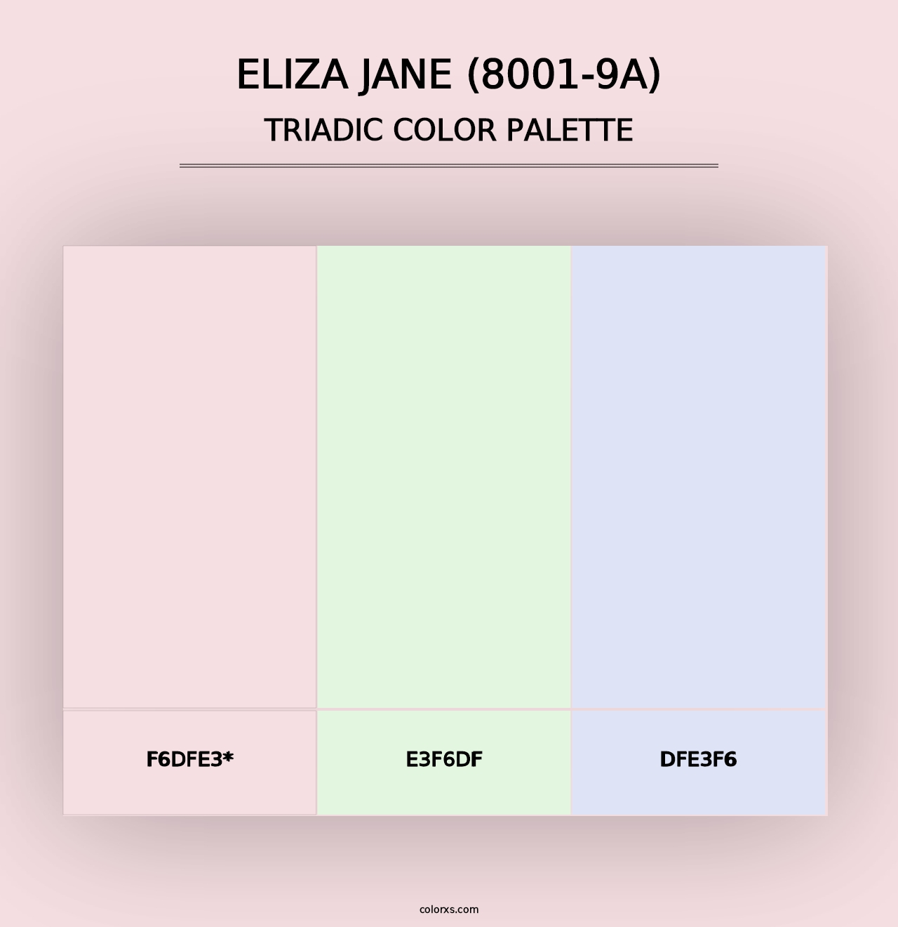 Eliza Jane (8001-9A) - Triadic Color Palette