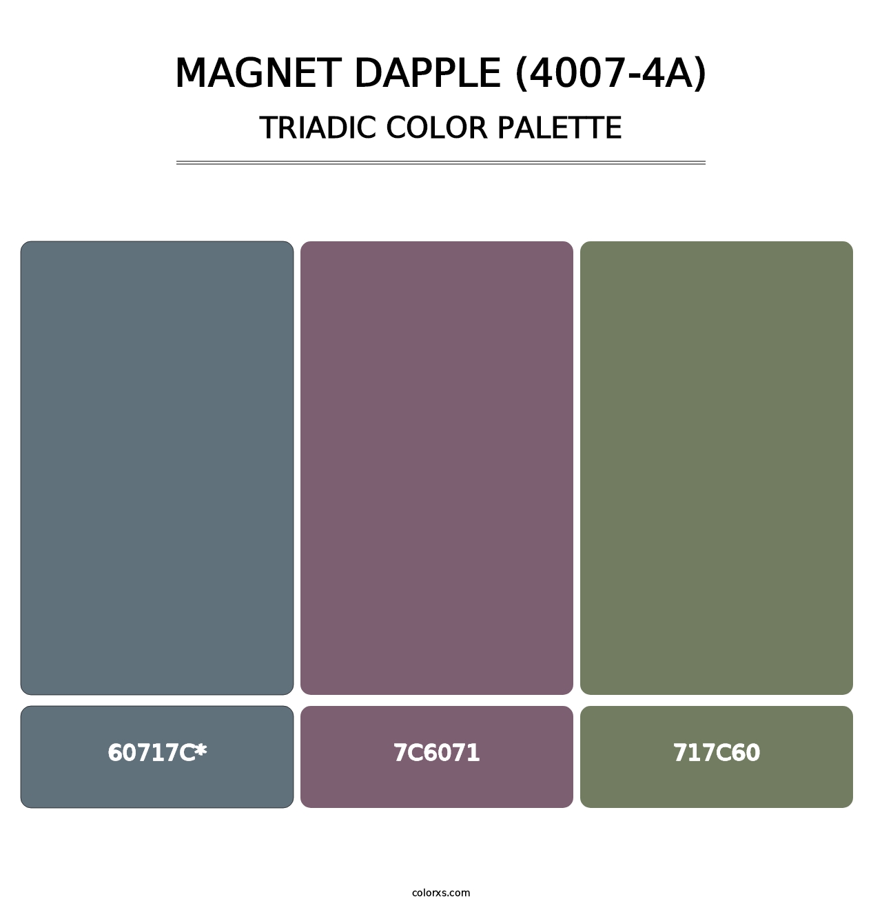 Magnet Dapple (4007-4A) - Triadic Color Palette