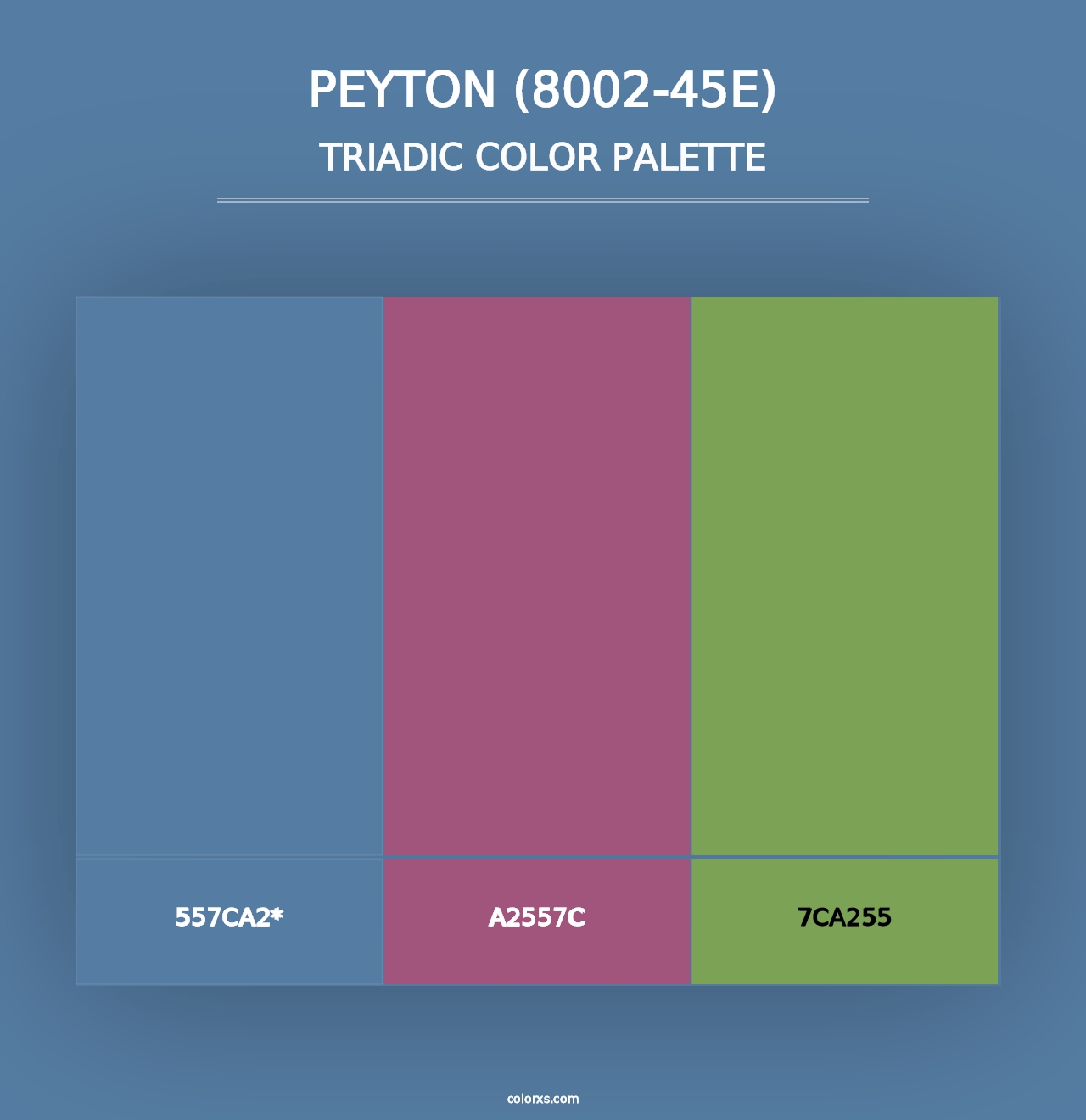 Peyton (8002-45E) - Triadic Color Palette