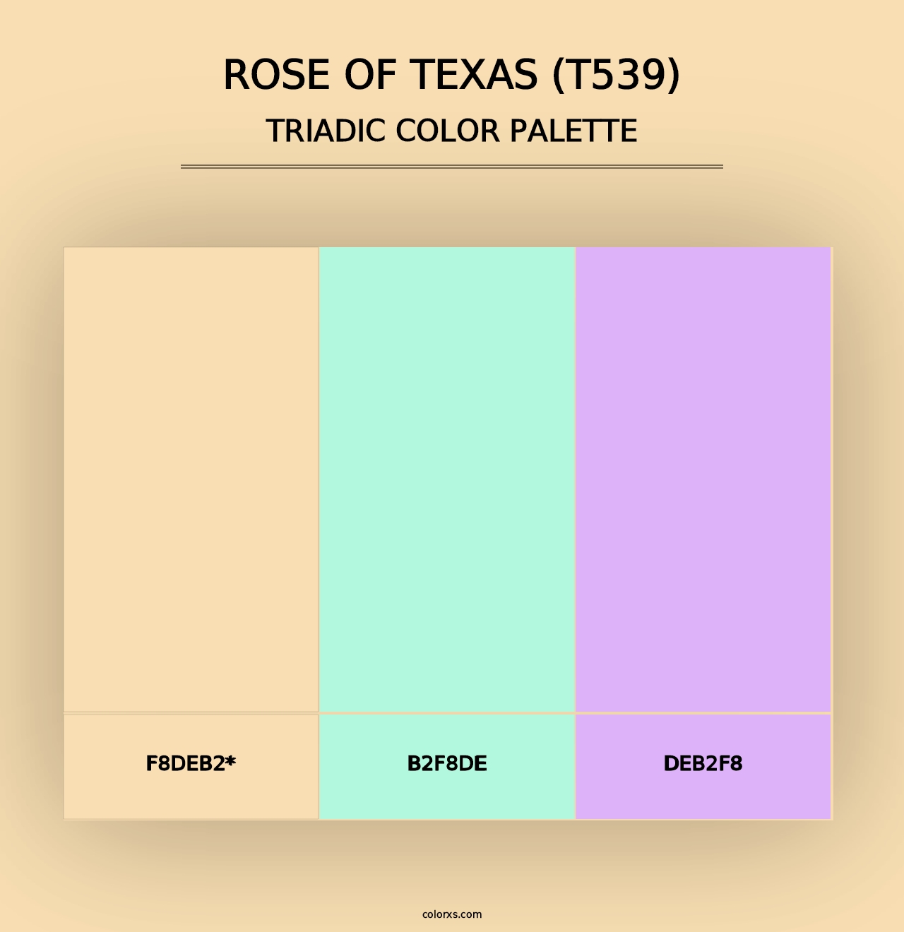 Rose of Texas (T539) - Triadic Color Palette