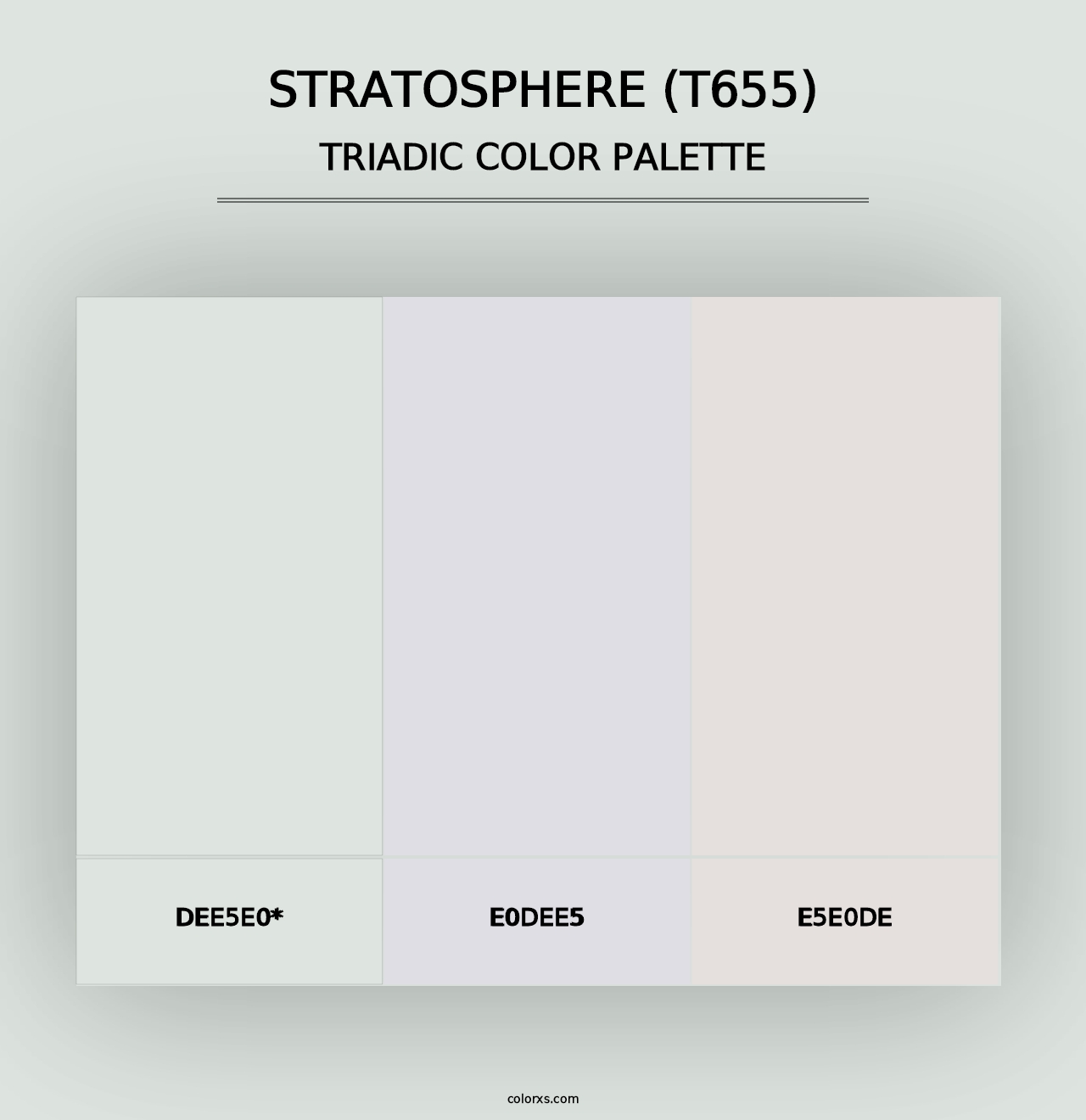 Stratosphere (T655) - Triadic Color Palette