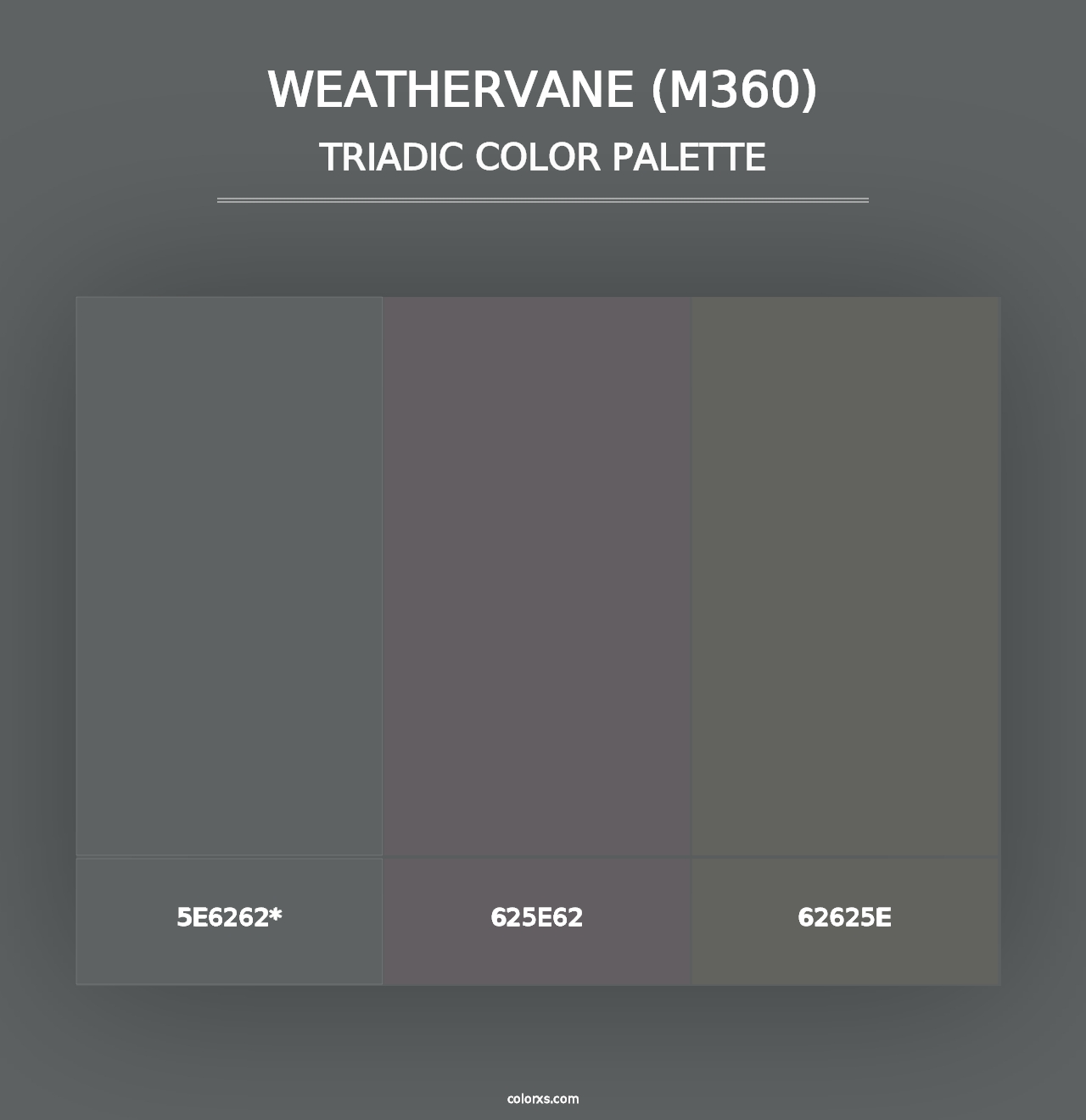 Weathervane (M360) - Triadic Color Palette