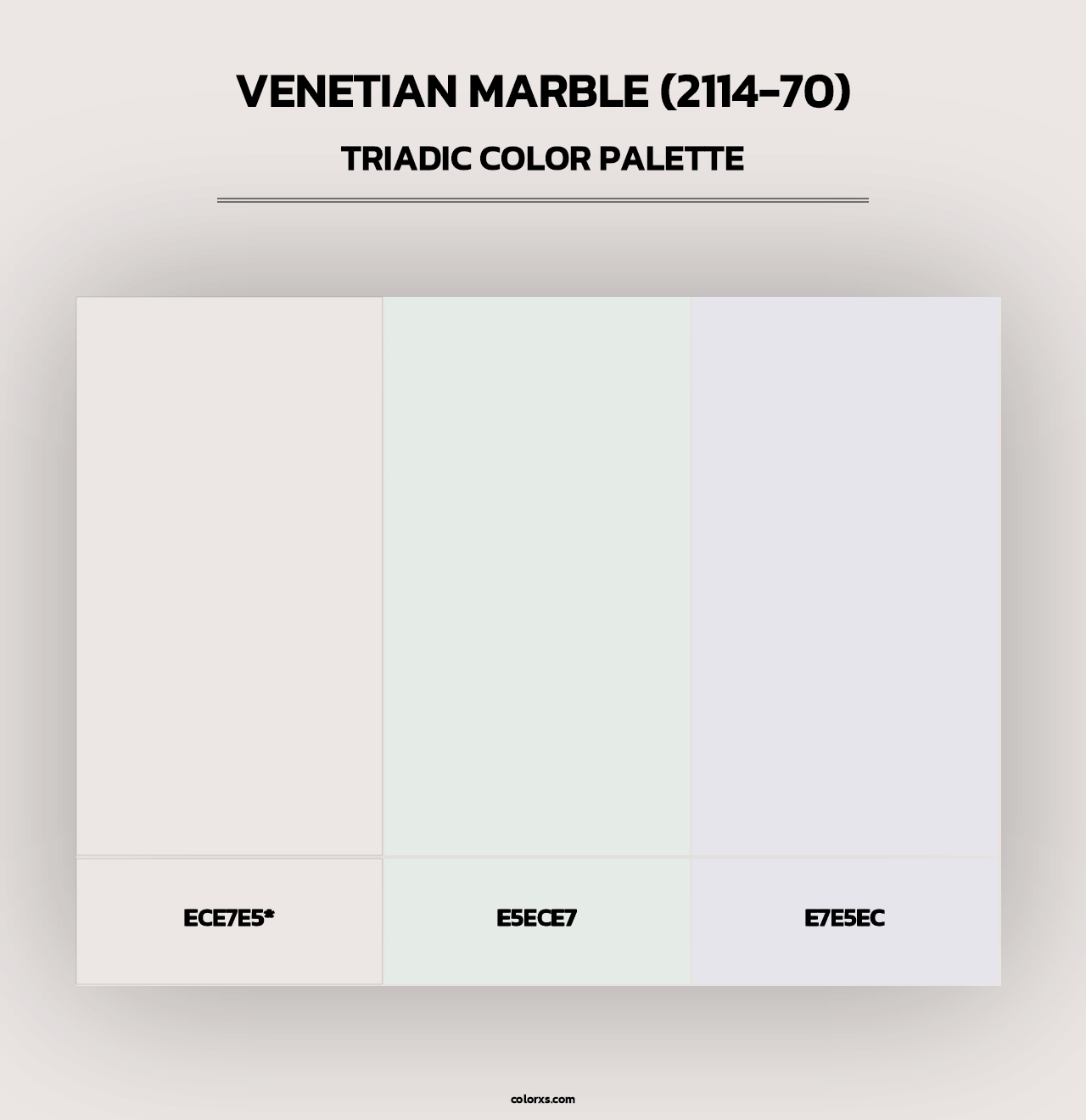 Venetian Marble (2114-70) - Triadic Color Palette