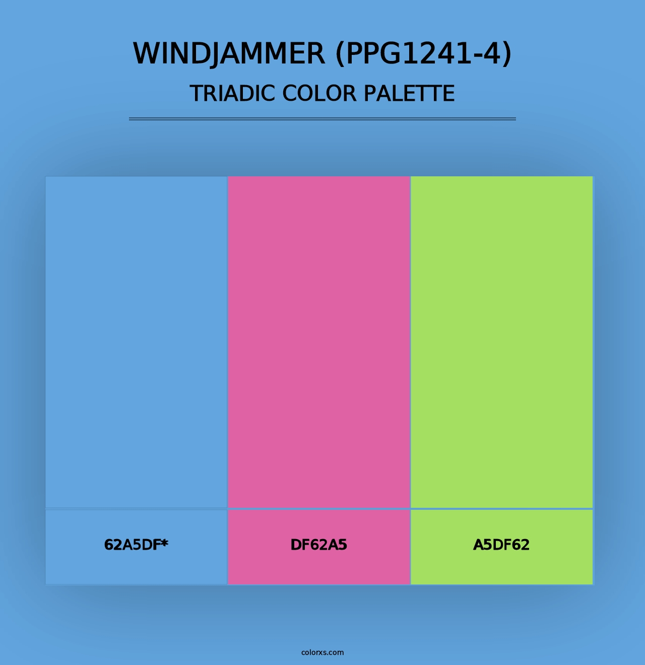 Windjammer (PPG1241-4) - Triadic Color Palette