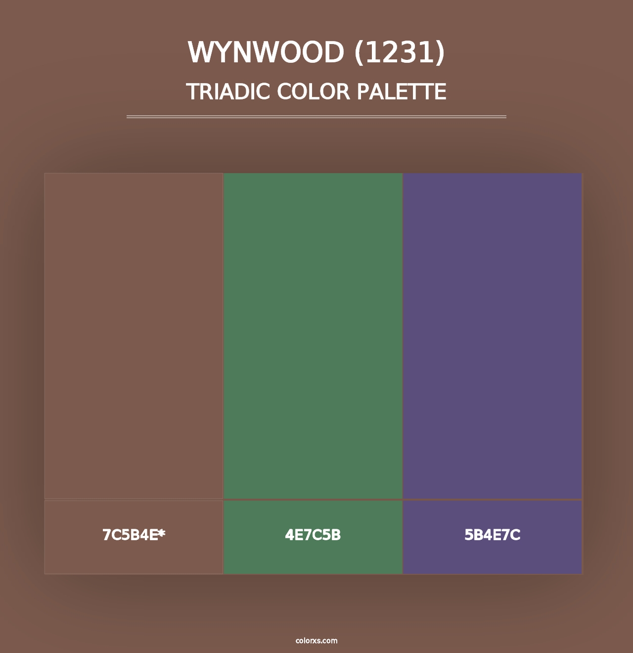 Wynwood (1231) - Triadic Color Palette