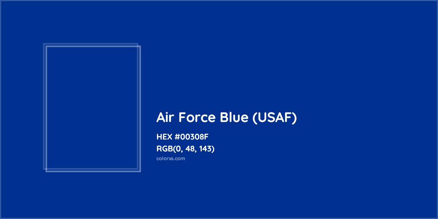 What is the color of US Air Force Blue?