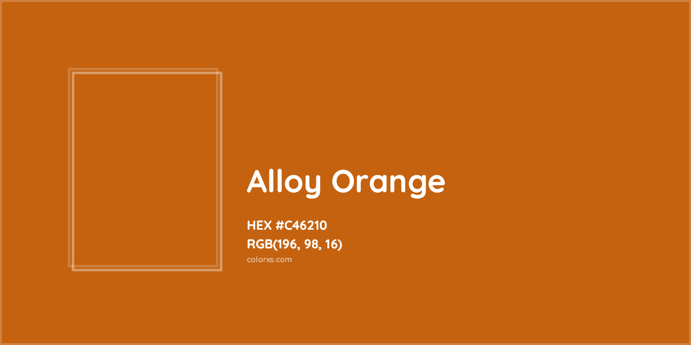 HEX #C46210 Alloy Orange Color Crayola Crayons - Color Code