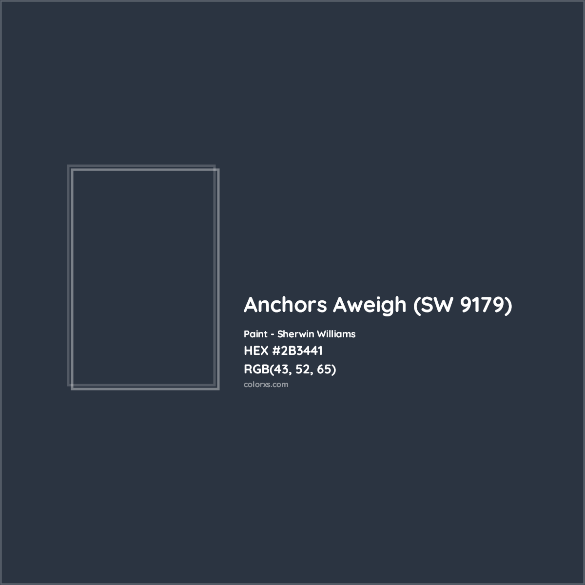 Anchors Aweigh SW 9179, Blue Paint Colors