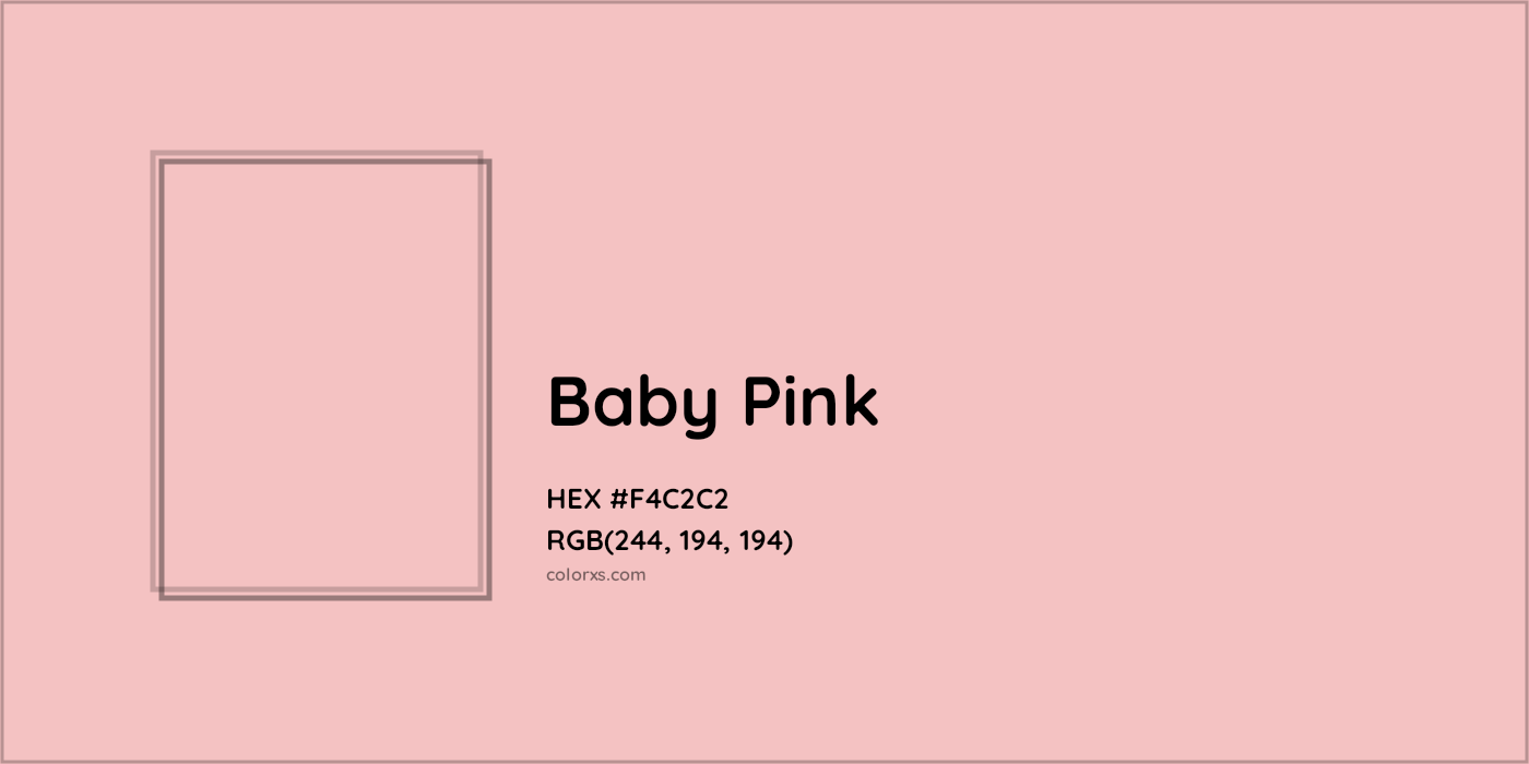 Baby Pink Color Code (Hex RGB CMYK), Paint, Palette, Image - colorxs.com