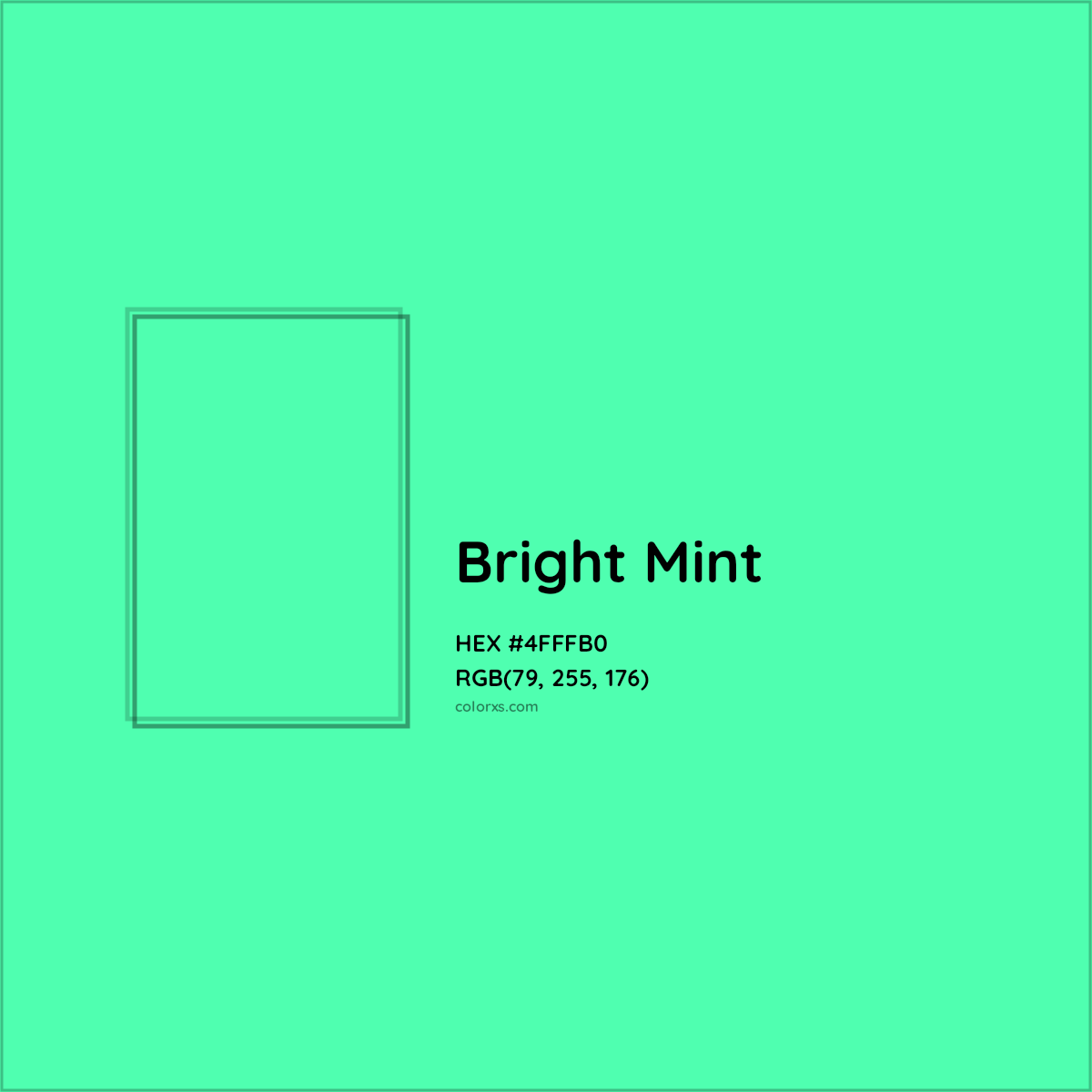 Mint Green Color Codes - The Hex, RGB and CMYK Values That You Need