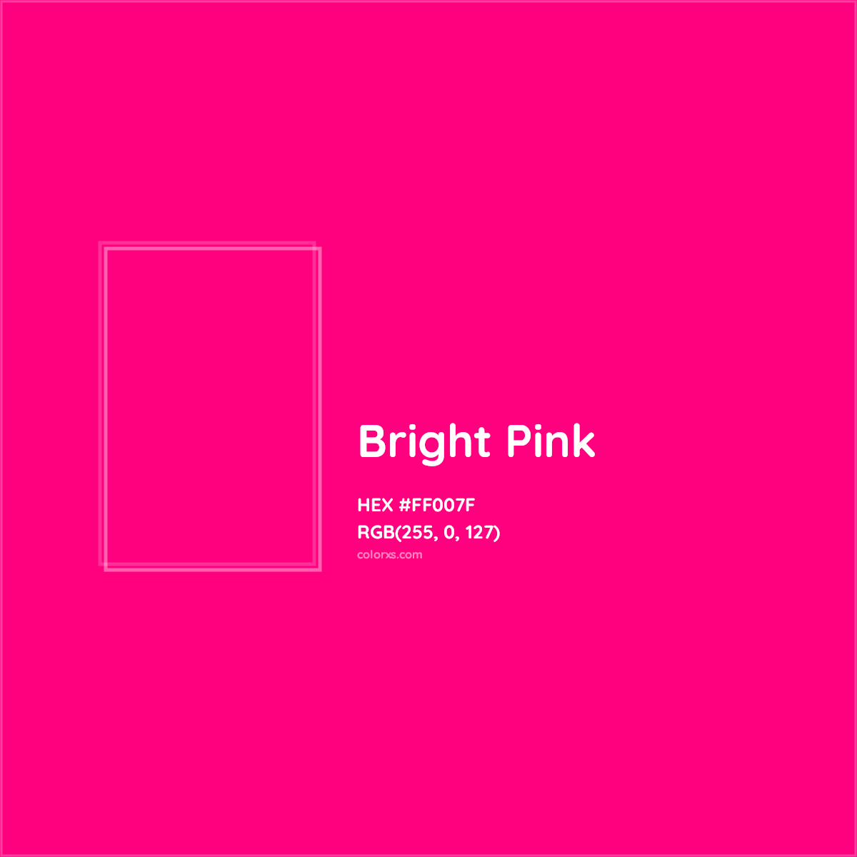 About Bright Pink - Color codes, similar colors and paints