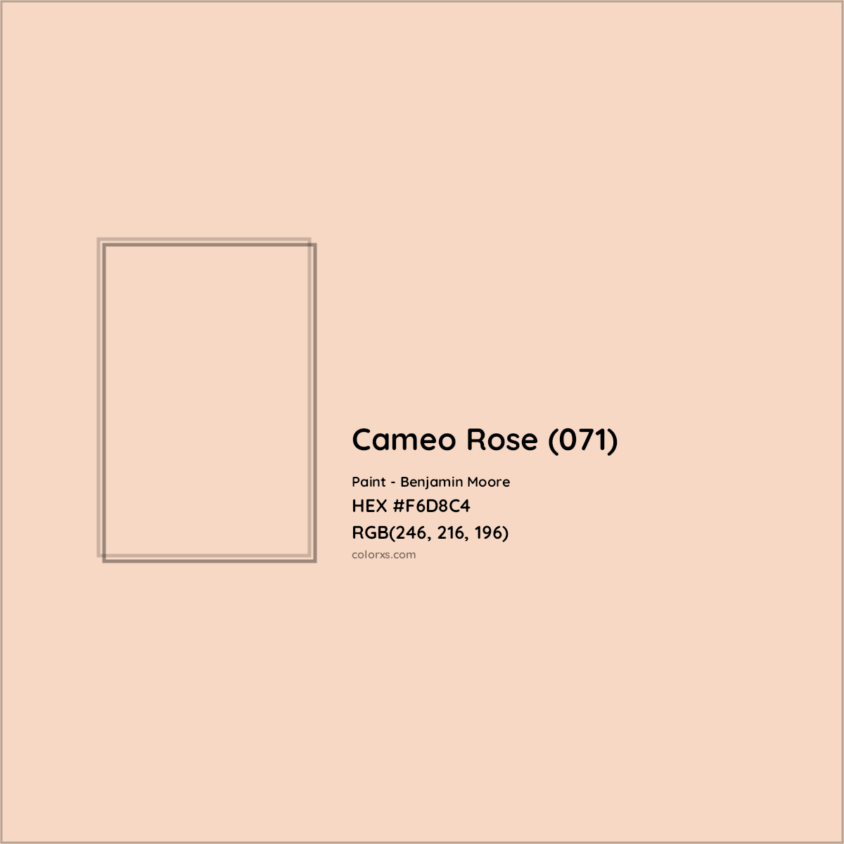 071 Cameo Rose by Benjamin Moore