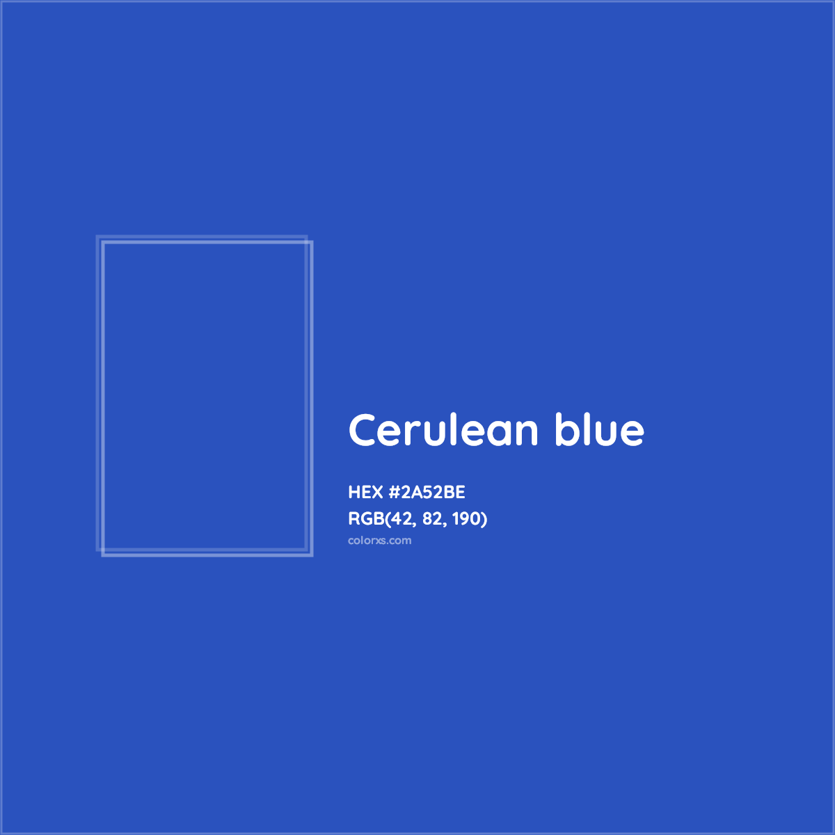 About Cerulean blue - Color codes, similar colors and paints 