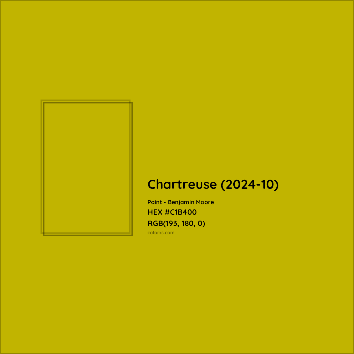 Benjamin Moore Chartreuse (202410) Paint color codes, similar paints and colors