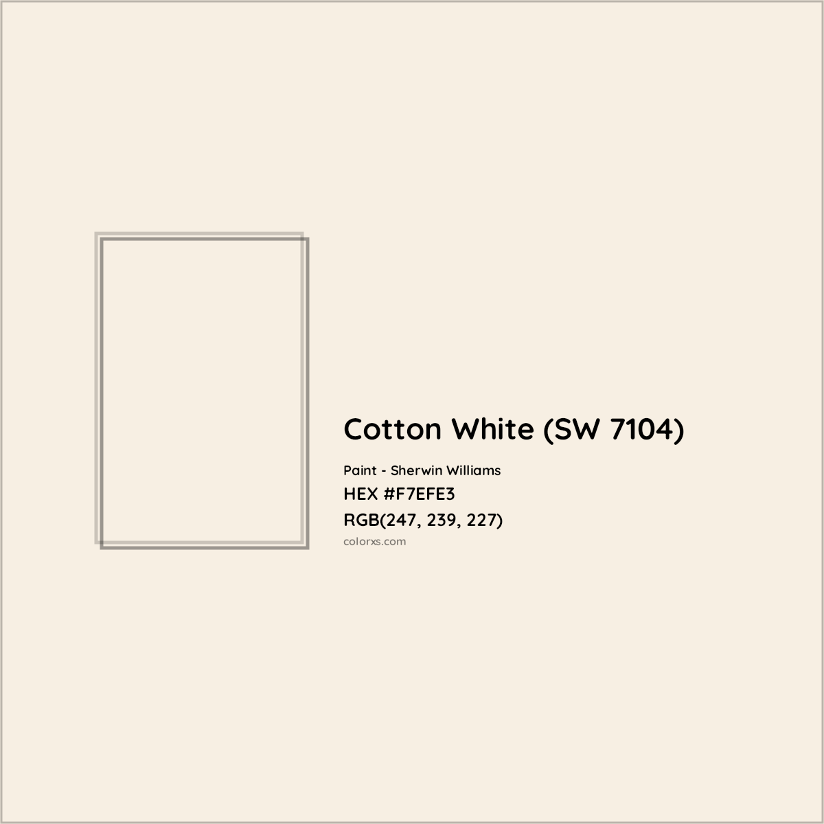 Sherwin Williams Cotton White Painted Living Room Walls