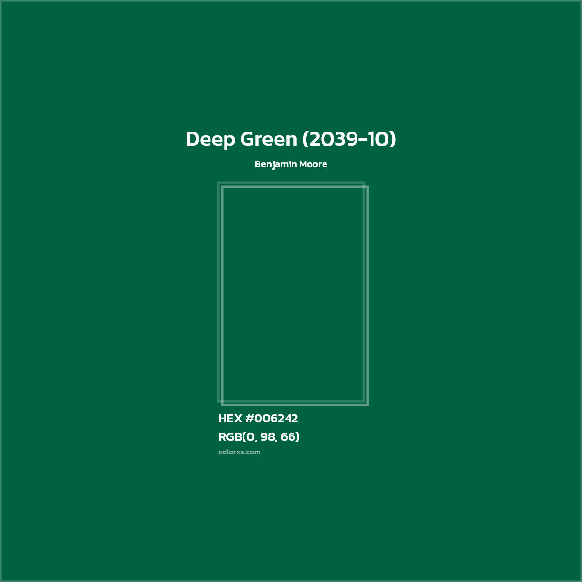 Benjamin Moore Deep Green 2039 10 Paint Color Codes Similar Paints 