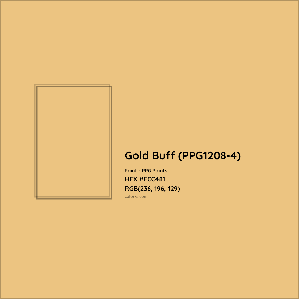 Ppg Paints Gold Buff Ppg1208 4 Paint Color Codes Similar Paints And