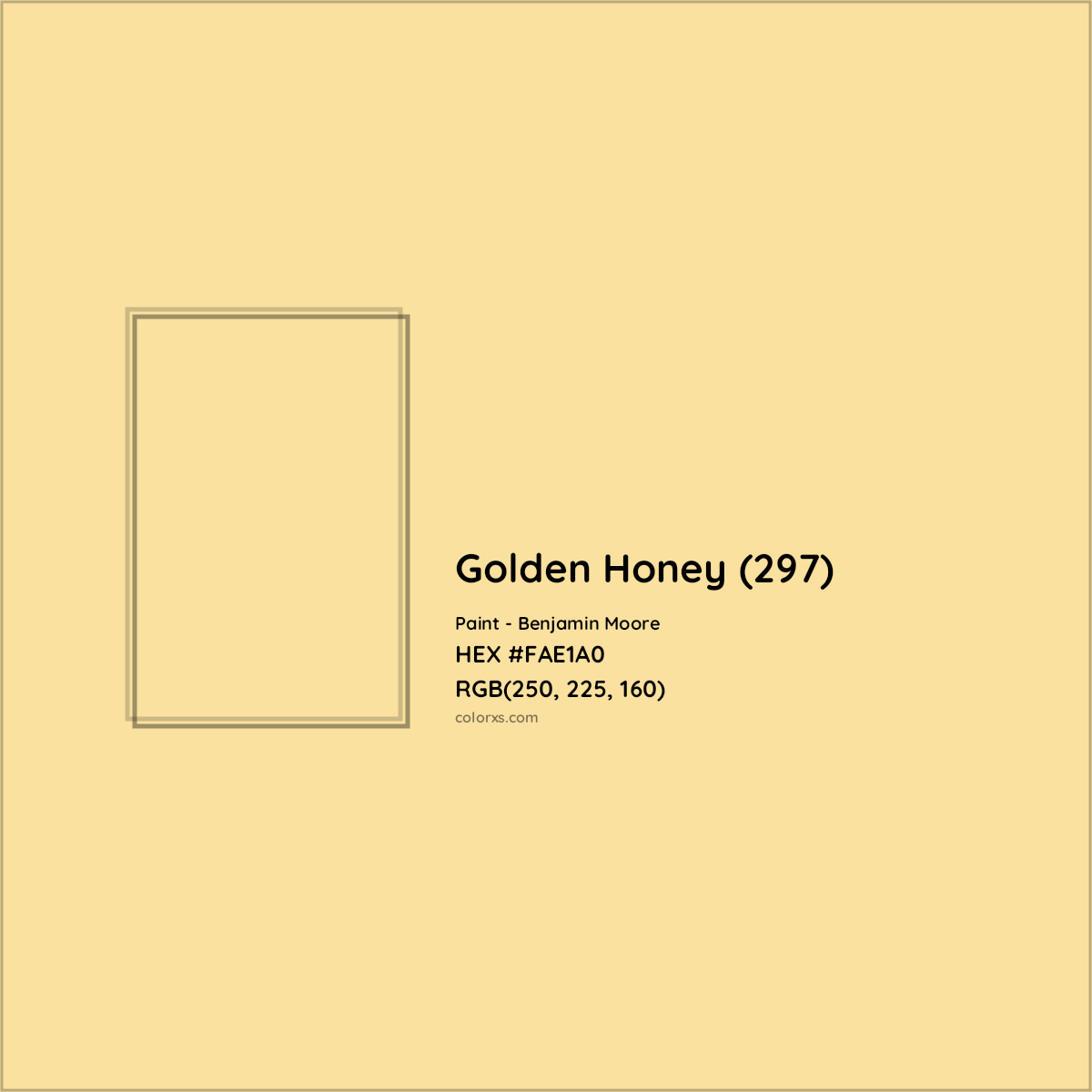Benjamin Moore Golden Honey Living Room