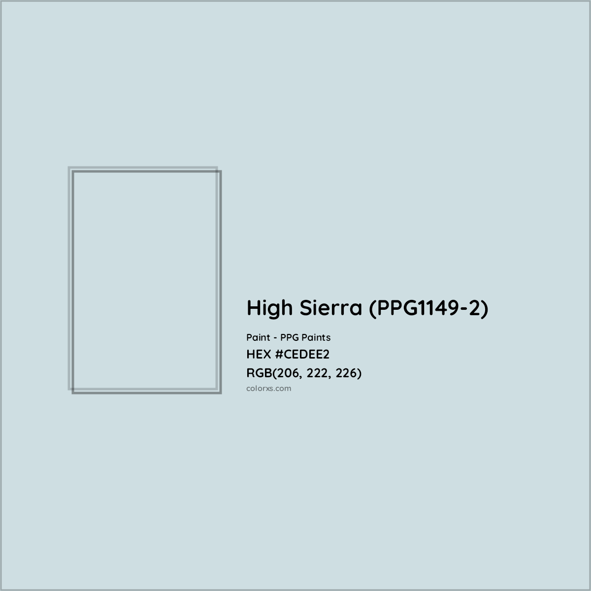 Pantone / PMS 9420 C / #d1e2ec Hex Color Code, RGB and Paints