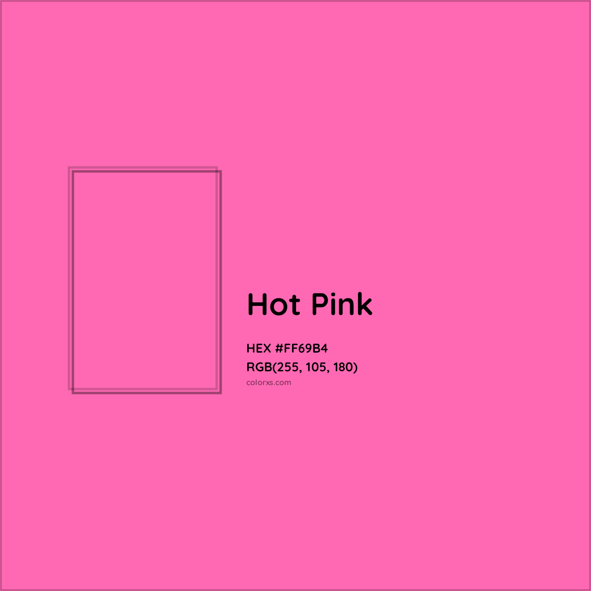 Hot Pink Color Code (Hex RGB CMYK), Paint, Palette, Image - colorxs.com