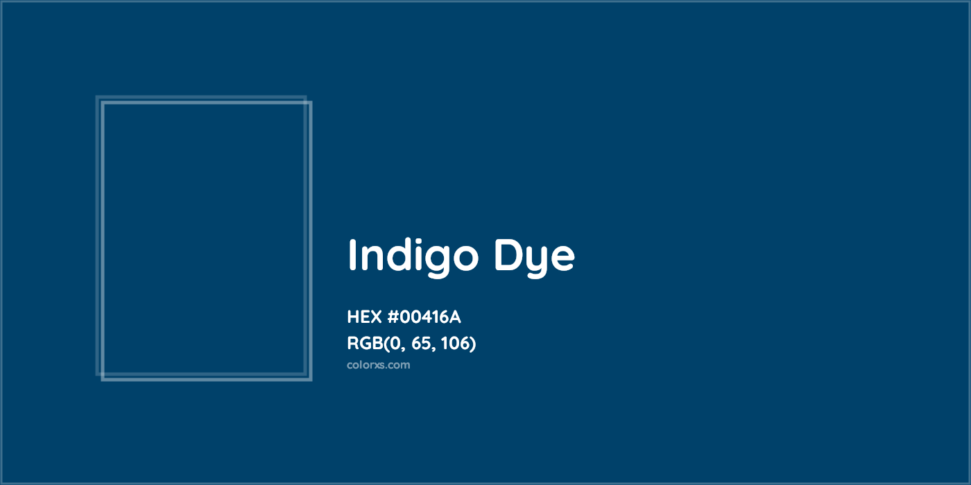 Indigo Dye 