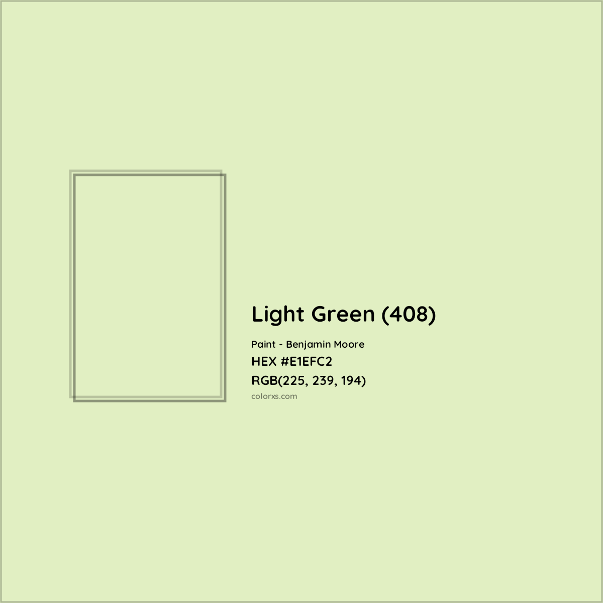 408 Light Green - Paint Color