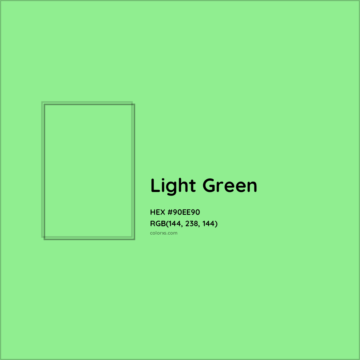 About Light Green - Color codes, similar colors and paints