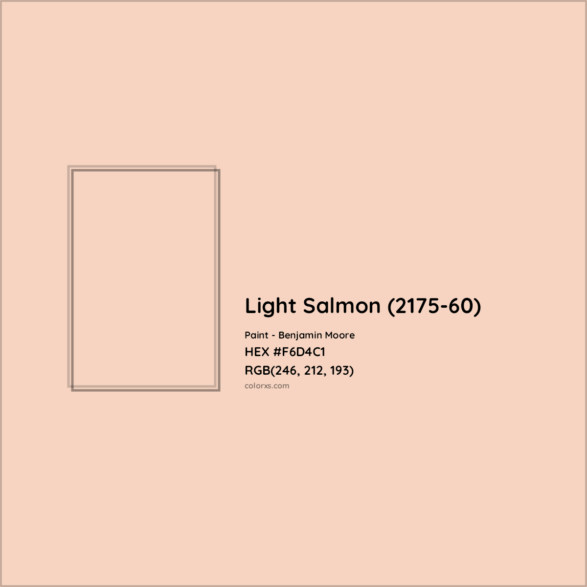 2175-60 Light Salmon by Benjamin Moore