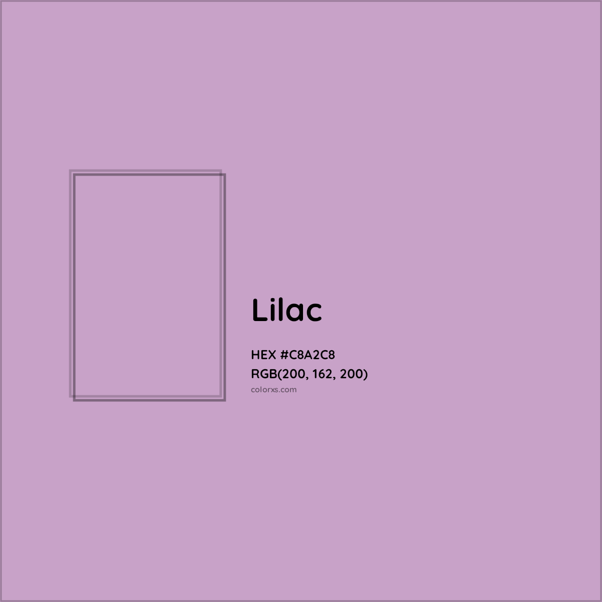 Lilac Complementary Or Opposite Color Name And Code C8A2C8 Colorxs