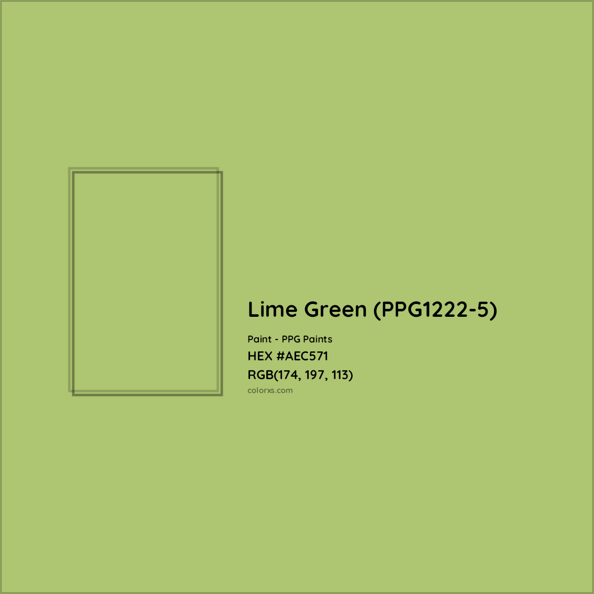 Lime Green PPG1222 5 Complementary Or Opposite Color Name And Code 