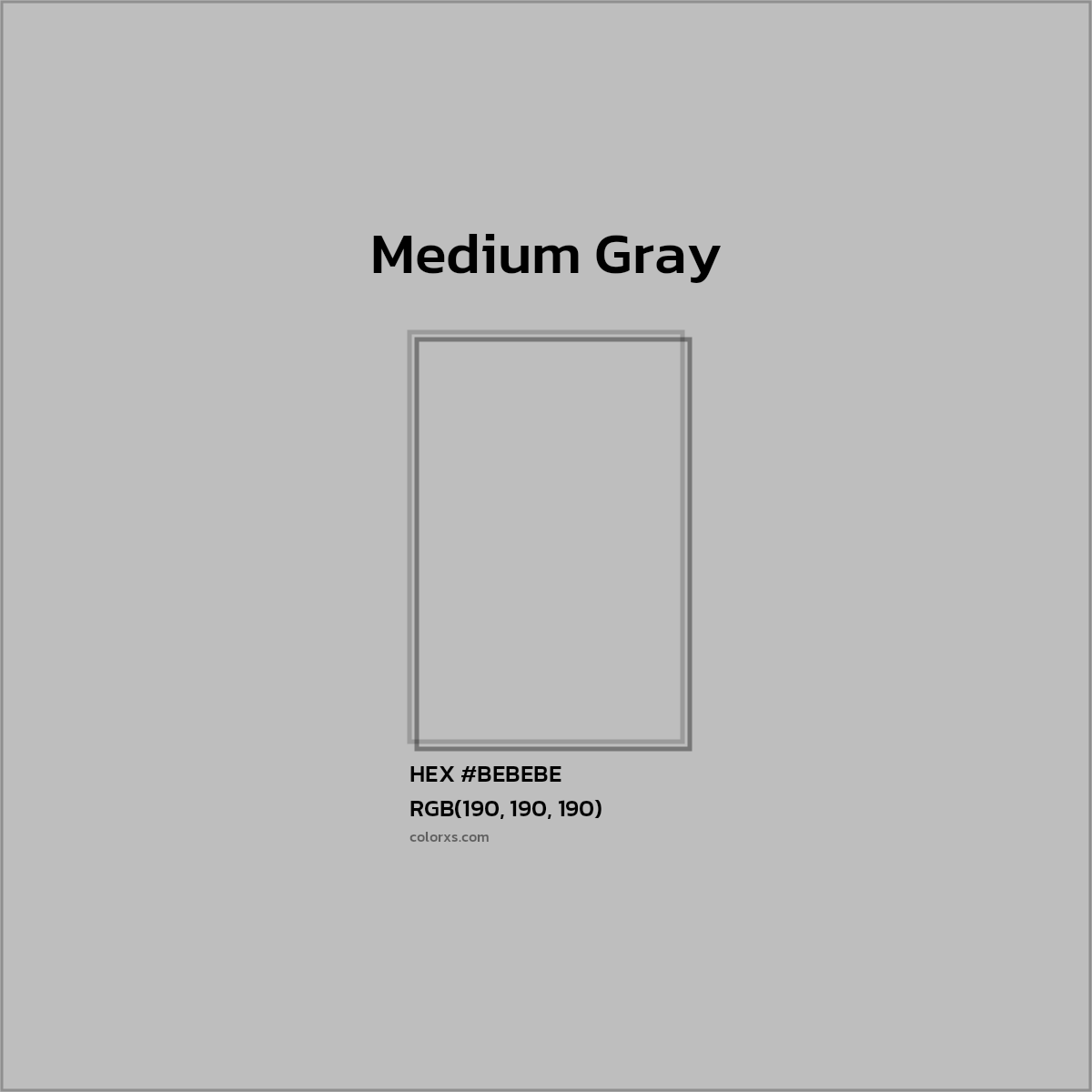 About Medium Gray Color Codes Similar Colors And Paints Colorxs