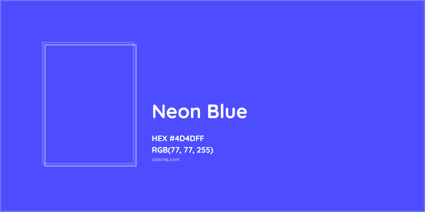 About Neon Blue Color Codes Similar Colors And Paints Colorxs Com