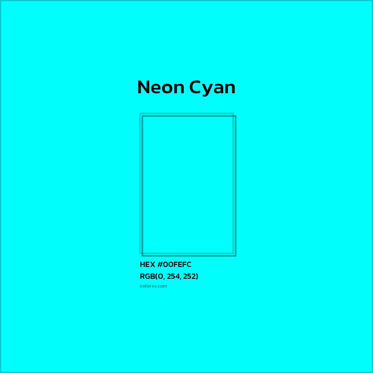 About Neon Cyan Color Codes Similar Colors And Paints Colorxs