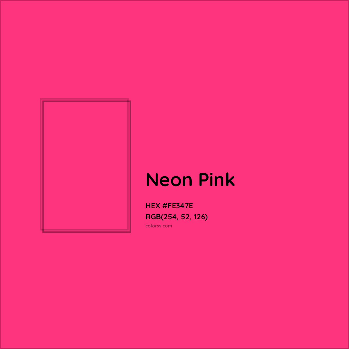 About Neon Pink - Color codes, similar colors and paints 