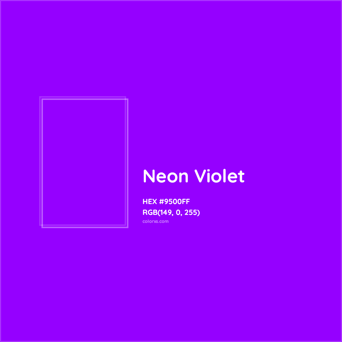 About Neon Violet - Color codes, similar colors and paints 