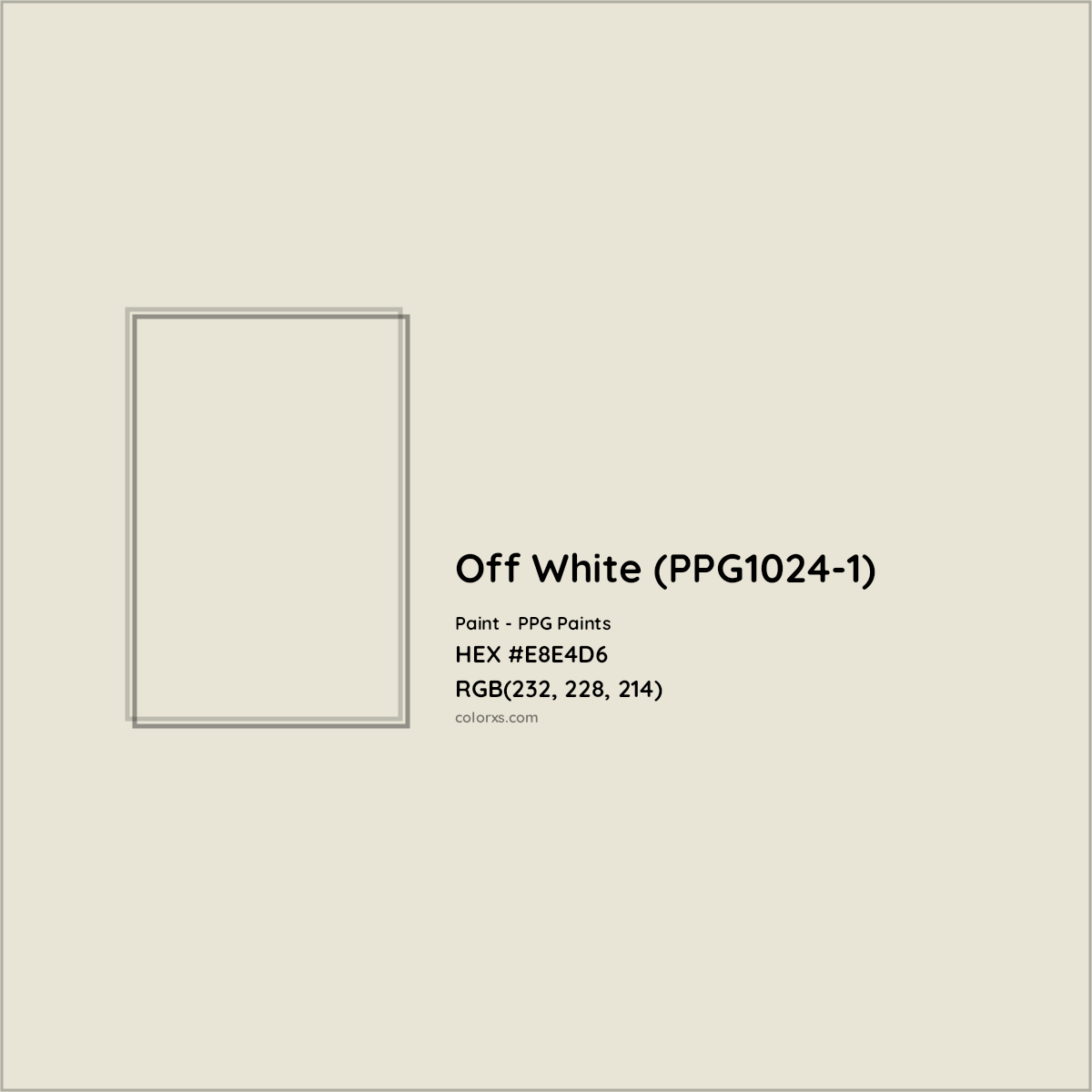 Off White Color Chart