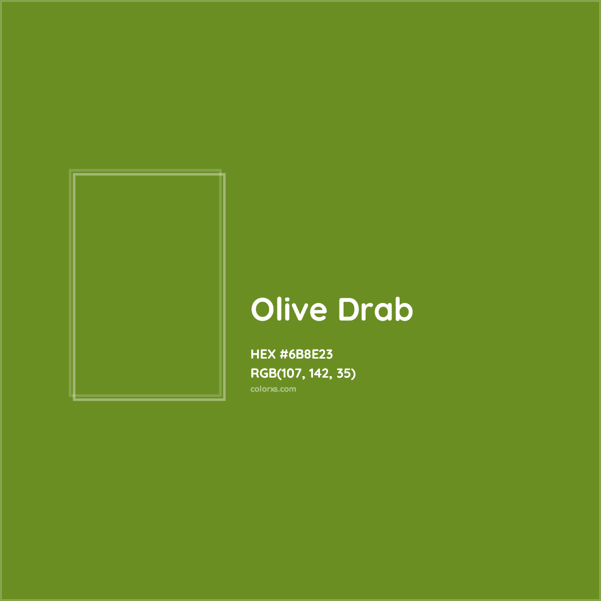 Olive Drab 6B8E23 Tints And Shades Colorxs