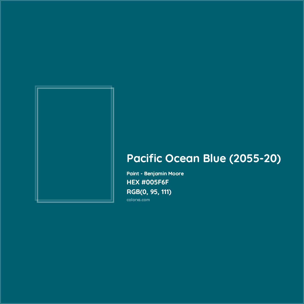 Benjamin Moore Pacific Ocean Blue 2055 20 Paint Color Codes Similar 