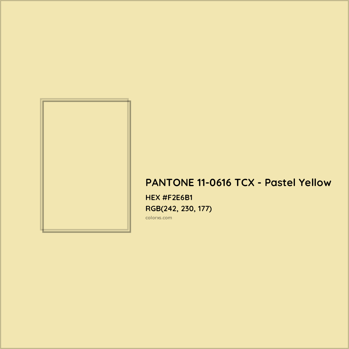 About PANTONE 11 0616 TCX Pastel Yellow Color Color Codes Similar 