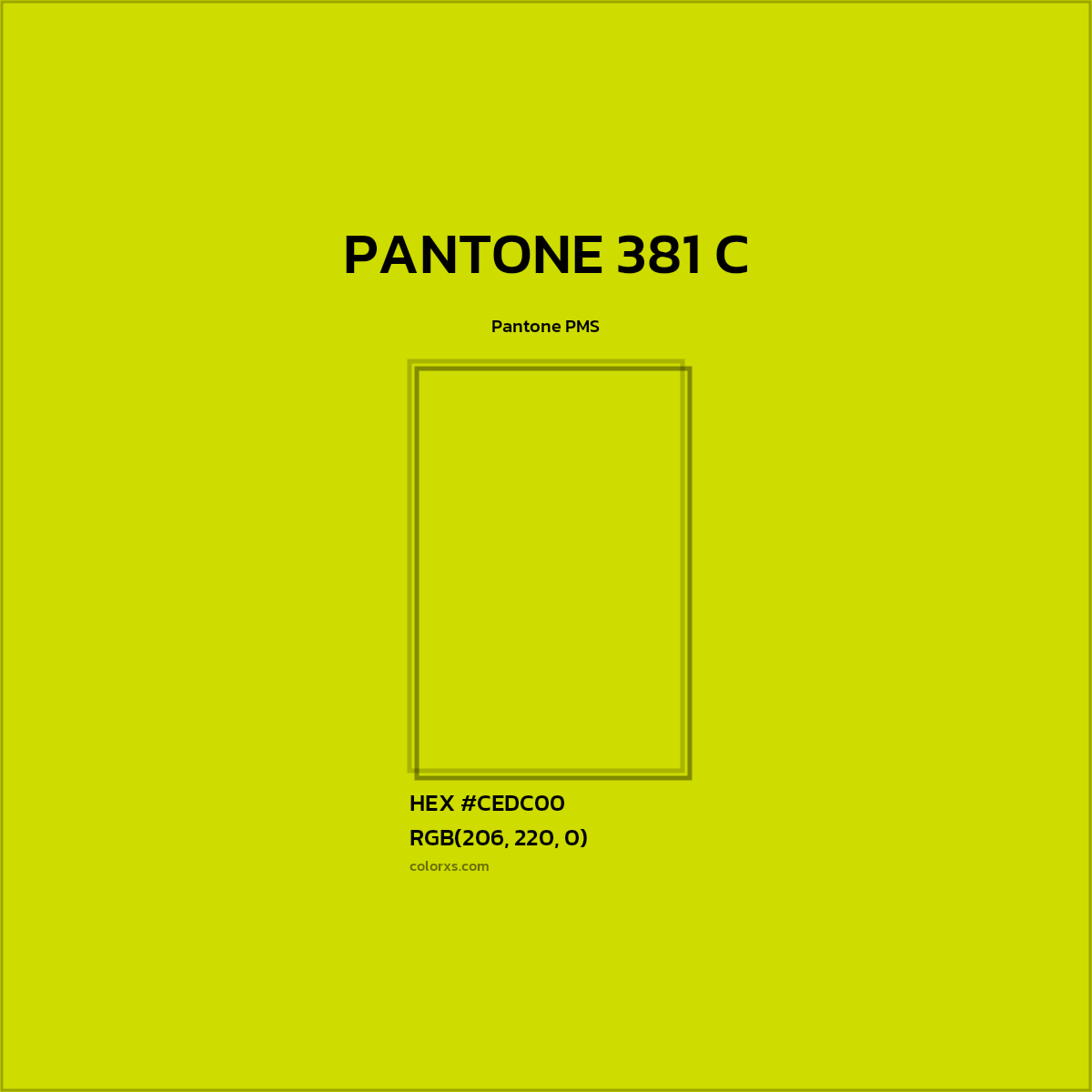 About PANTONE 381 C Color Color Codes Similar Colors And Paints 