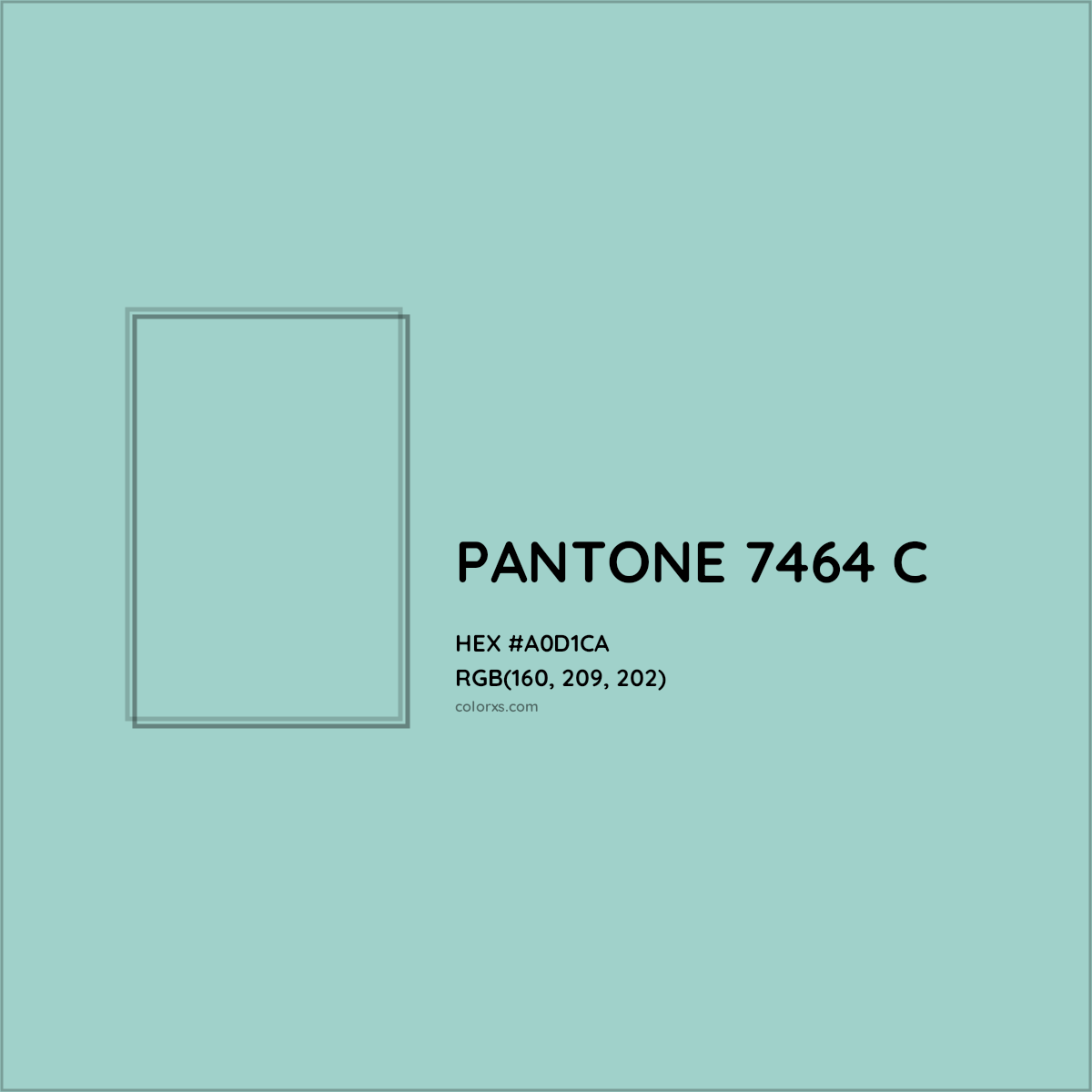 Pantone 7464 C Complementary Or Opposite Color Name And Code A0d1ca