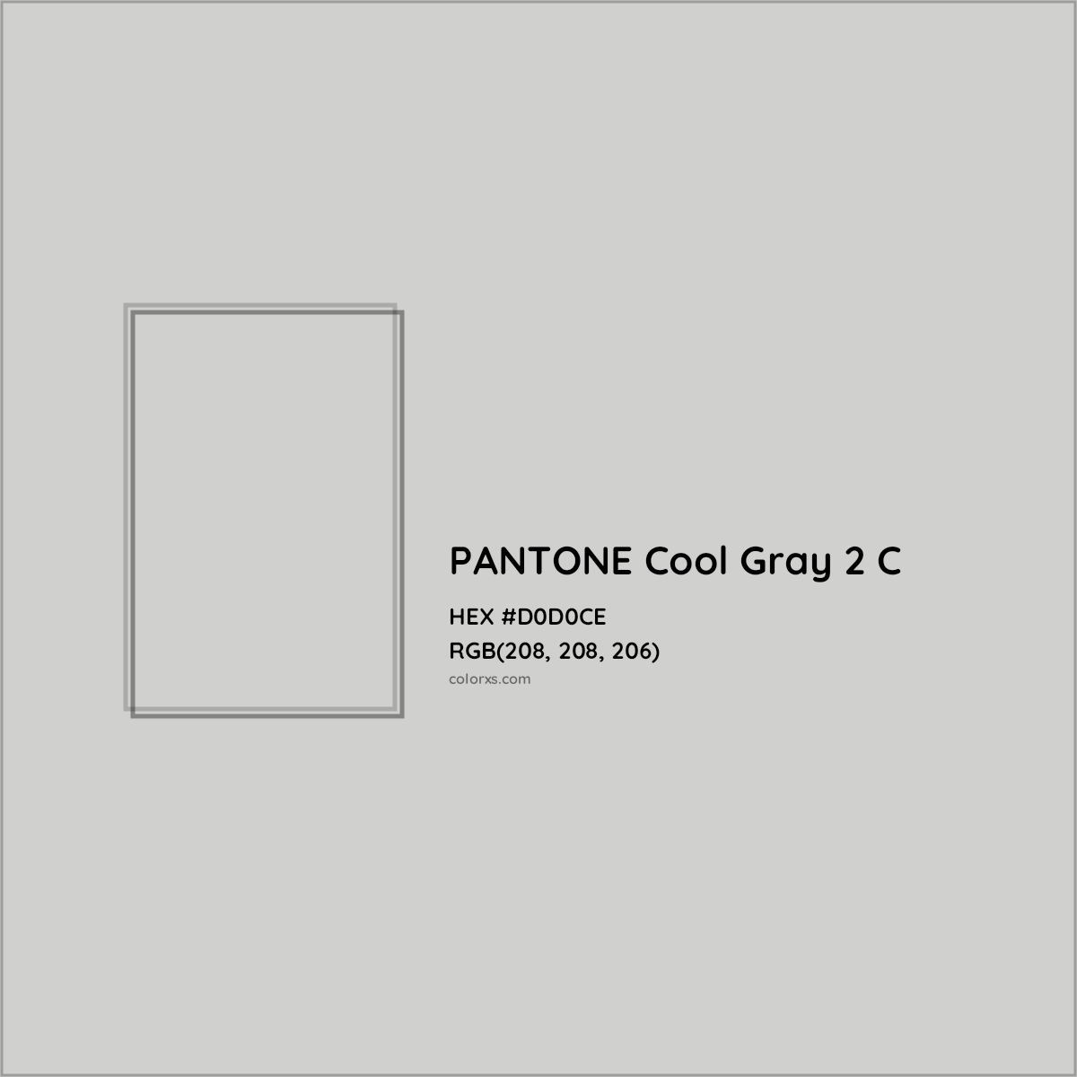 Pantone Cool Gray 2 C 