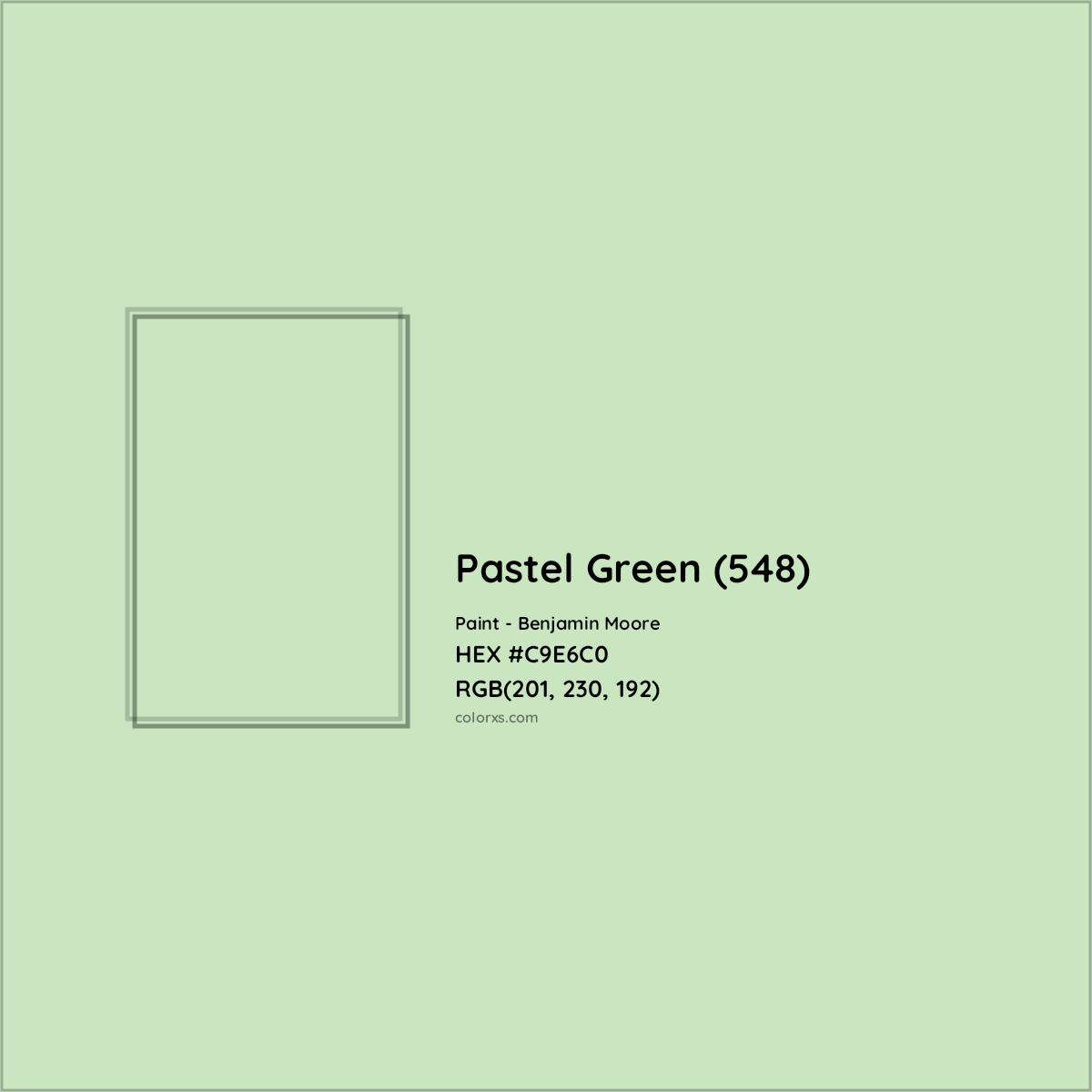 Benjamin Moore Pastel Green 548 Paint Color Codes Similar Paints And 