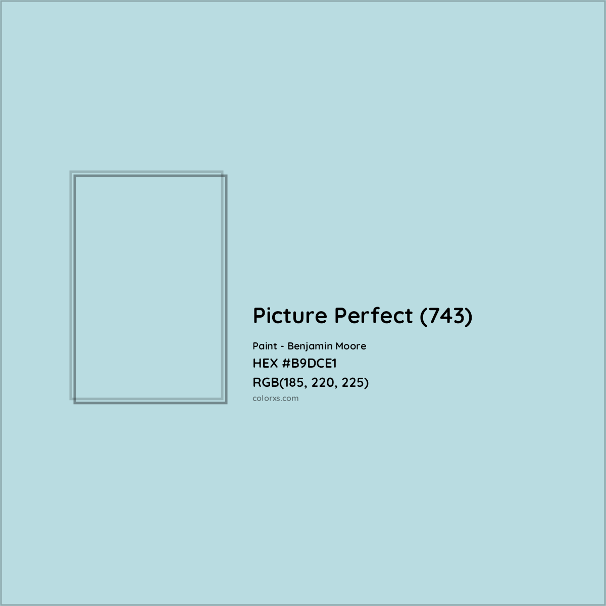 Benjamin Moore Picture Perfect 743 Paint Color Codes Similar Paints And Colors Colorxs